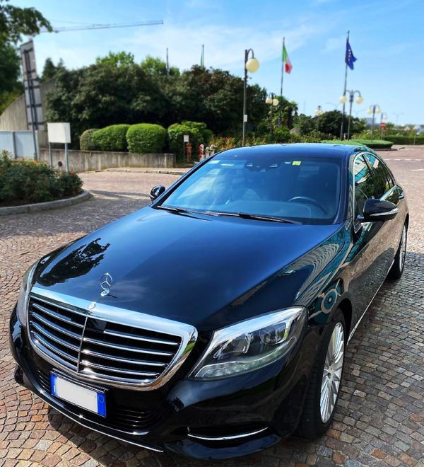 Milan Malpensa taxi service Mercedes S class