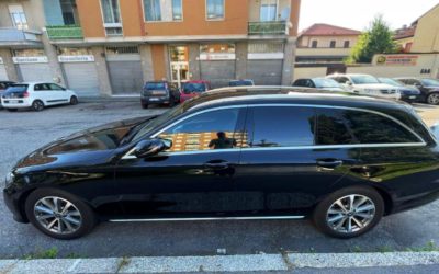 Mercedes E Taxi Transfer Milan