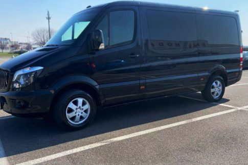 Mercedes Sprinter Taxi in Milan